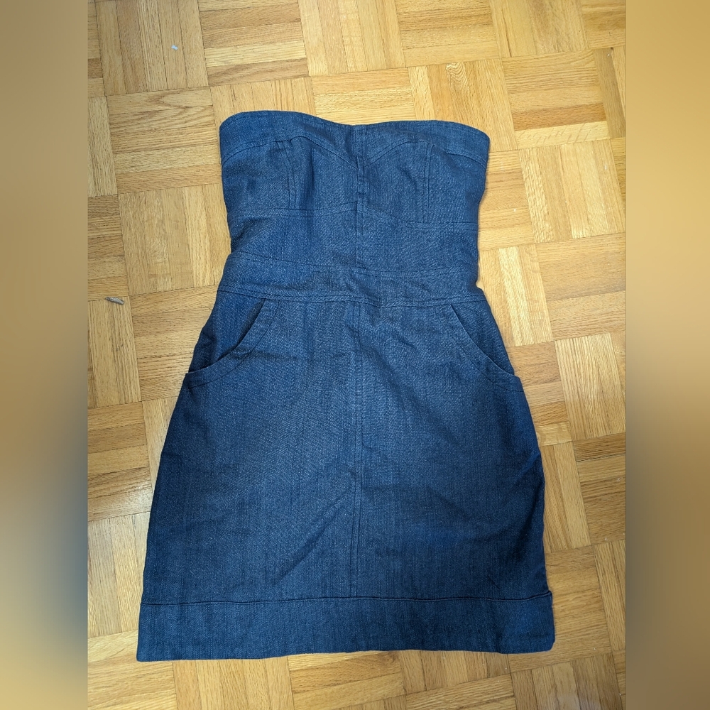 Katie Tube Top Denim Dress